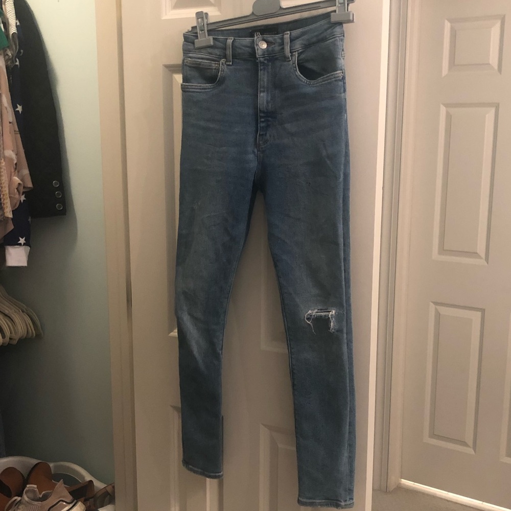 Zara Distressed Skinny Jeans